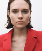 Mango Women's Wool-Blend Suit Jacket
