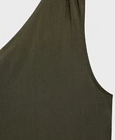 Mango Women's Asymmetrical Puffed Dress