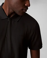 Calvin Klein Men's Athletic Tech Zip Polo Shirt