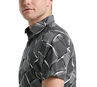 Perry Ellis Men's Regular-Fit Linework Shirt