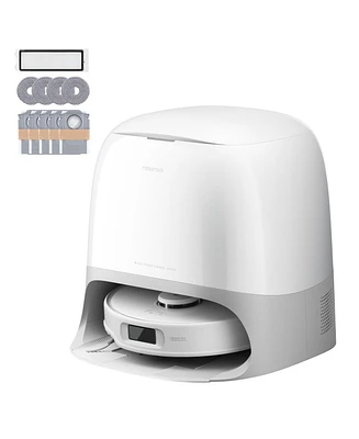 Roborock Qrevo Curv 5A1 Robot Vacuum and Mop with Zero-Tangling Design, FlexiArm Tech & Hands-Free Dock, Auto Mop Lifting, Pet Friendly