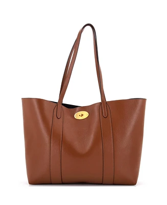 Pre-Owned Mulberry Small Bayswater Shopper Tote Leather