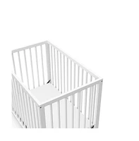 Graco Teddi 4-in-1 Convertible Mini Crib - White