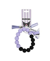 Kuromi Beaded Multi-Charm Keychain