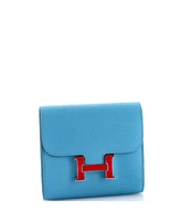 Pre-Owned Hermes Compact Constance Wallet Epsom