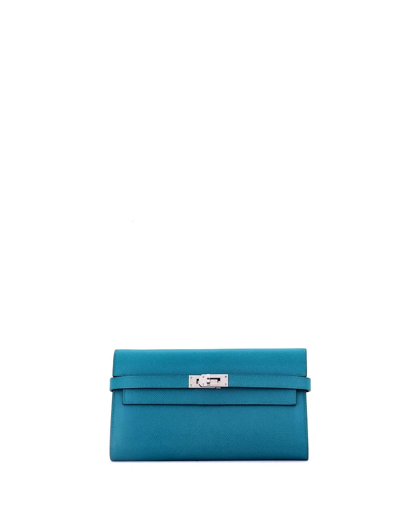 Pre-Owned Hermes Long Kelly Wallet Epsom