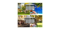 7 x 7 Feet Pop-up Canopy Tent with Carry Bag and 4 Stakes
