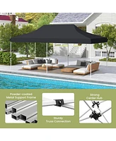10 X 20 Ft Pop up Canopy Tent Foldable Portable Outdoor Gazebo with Carry Bag