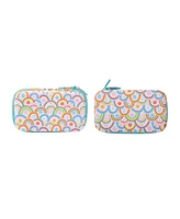 Generic Rainbow Collage Eva Hard-Side Utility Case With Carabiner