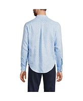 Lands' End Men's Long Sleeve Linen Shirt