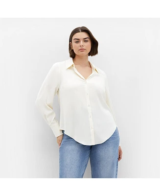 City Chic Plus Manor Road Shirt