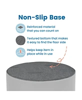 ECR4Kids SoftZone Floor Cushions, Round, Blue, 6-Piece