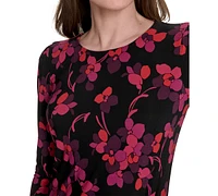 Tommy Hilfiger Women's 3/4-Sleeve Jersey Shift Dress