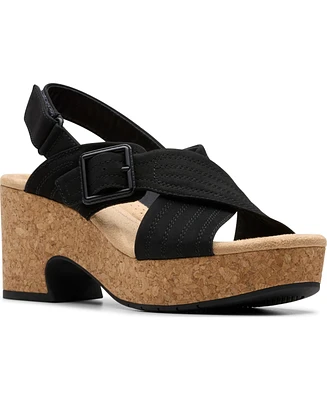 Clarks Collection Women's Nerisa West Wedge Sandals