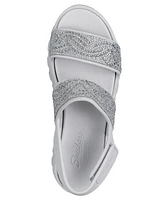 Skechers Women's Foamies: Arch Fit Footsteps - Elegance Platform Sandals from Finish Line