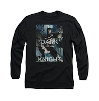 Batman Men's Fighting The Storm Long Sleeve Adult Tee / T-Shirt