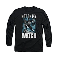 Batman Men's Not On My Watch Long Sleeve Adult Tee / T-Shirt