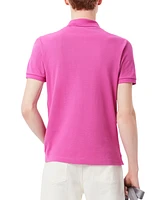 Men's Lacoste Slim Fit Short Sleeve Ribbed Polo Shirt