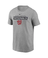Nike Men's Heather Gray Washington Nationals Team T-Shirt