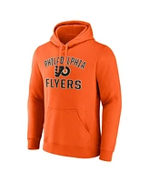 Fanatics Men's Orange Philadelphia Flyers Victory Arch Pullover Hoodie