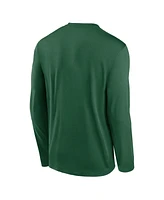 Nike Men's Green New York Jets Icon Legend Performance Long Sleeve T-Shirt