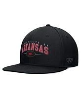 Top of the World Men's Black Arkansas Razorbacks Bullpen Snapback Hat