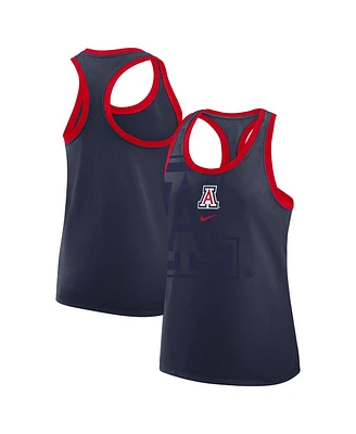 Nike Women's Navy Arizona Wildcats Primetime Racerback Tri-Blend Tank Top