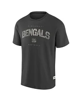Fanatics Men's Charcoal Cincinnati Bengals Elements Weathered Tonal Future Ground T-Shirt