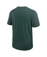 Nike Men's Green Michigan State Spartans 2025 Sideline Uv Performance Coach T-Shirt