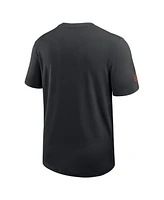 Nike Men's Black Cincinnati Bengals Sideline Uv Performance Coach T-Shirt