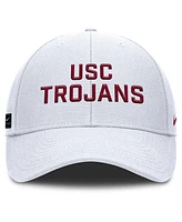 Nike Men's White Usc Trojans Rise Practice Adjustable Hat