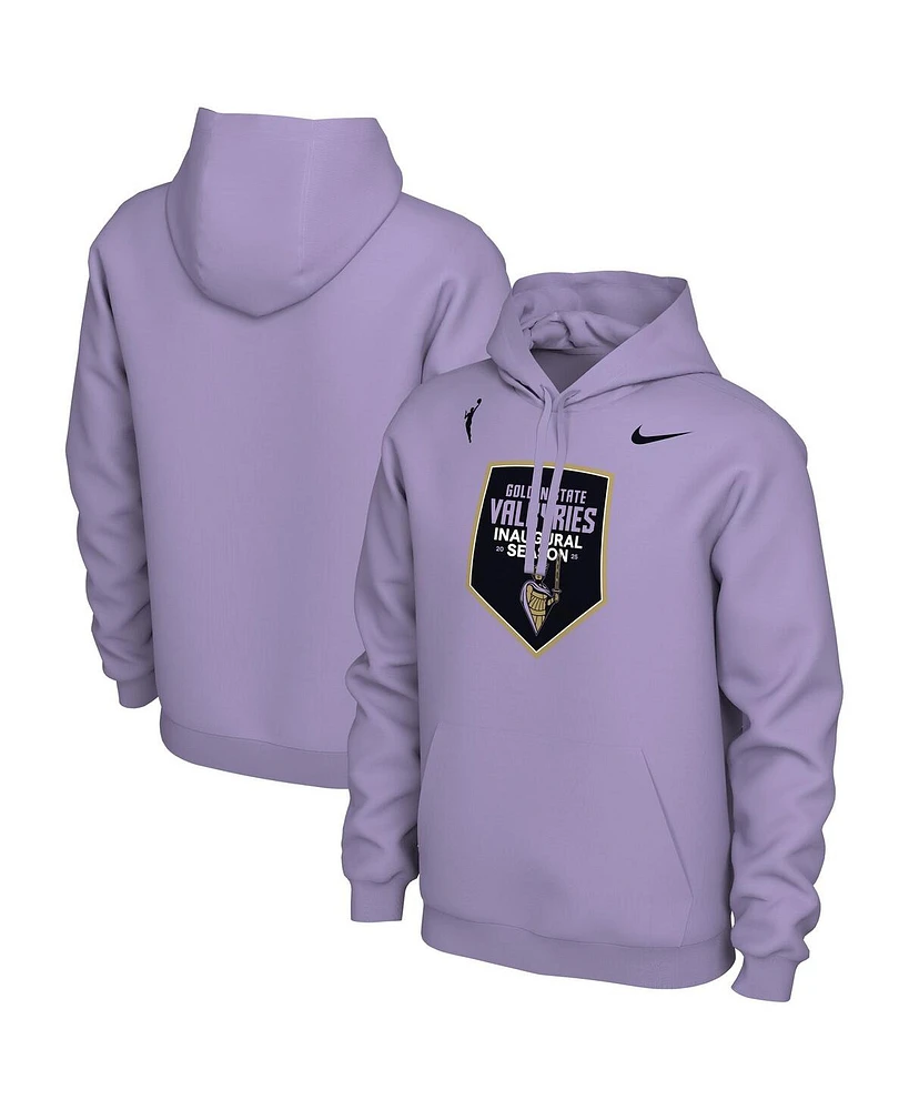 Nike Men's and Women's Violet Golden State Valkyries 2025 Inaugural Season Crest Pullover Hoodie