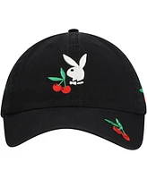 Lids Men's Black Playboy Cherry Dad Adjustable Hat