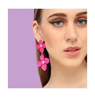 Sohi Maxi Floral Drop Earrings