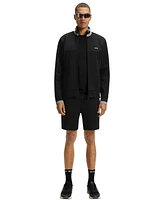 Boss by Hugo Men's Cotton-Blend Zip-Up Sweatshirt