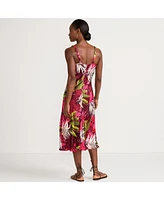 Lands' End Women's Satin Slip Dress