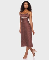 Alex & Sophia Juniors' Sleeveless Scoop Neck Midi Dress