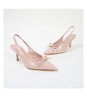 Cree Bow Accent Slingback Pumps