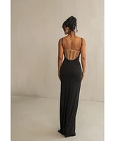 Jluxlabel Women's Until Forever Maxi Dress