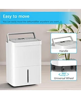 Zafro 80 Pint Dehumidifier for 8000 Sq. Ft., Powerful & Quiet Moisture Removal, Energy Efficient – Ideal for Basement, Bedroom, Bathroom, Home