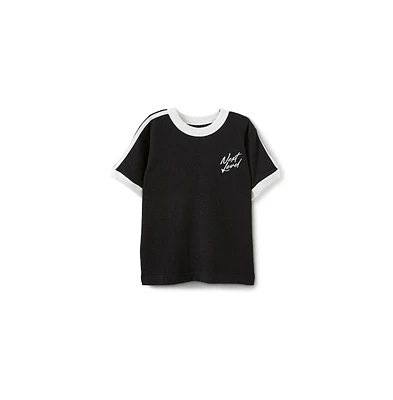 Cotton On Toddler Girl's Short Sleeve Ryan Ringer Tee
