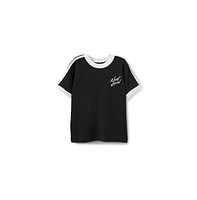 Cotton On Toddler Girl's Short Sleeve Ryan Ringer Tee
