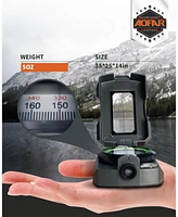 Aofar Af-4090 Lensatic Compass, Aluminum Alloy, Signal Mirror, Whistle, Fishing Hook for Hiking, Camping, Fishing, Boatin