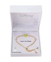 Disney Mickey Mouse Cubic Zirconia Ball Tennis Bolo Bracelet
