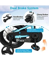 Kids Bike -Inch Children Training Bicycle with 2 Brake for 3-8 Years Old