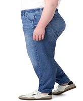 Seven7 Plus Denim Illusion Pull On Jogger Jeans