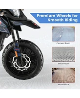 Aprilia Licensed Kids Ride On Motorcycle with 2 Training Wheels