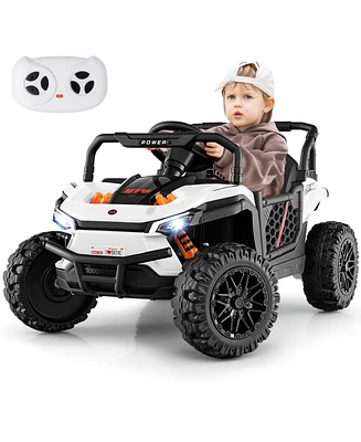 12V Kids Ride on Truck with 3 Speeds and Reverse Forward Function