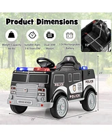 12V Battery Powered Electric Vehicle with 3 Speeds and Megaphone