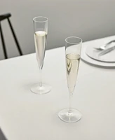 Waterford Elegance Trumpet Flute Glasses, Set of 2